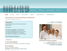 Tablet Screenshot of dr-widmaier.de